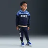 Nike Babies' Sportswear Toddler P.e. Blocked Pullover Hoodie And Pants Set In Blue