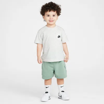 Nike Babies' Sportswear Toddler Pocket T-shirt And French Terry Shorts Set