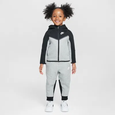 Nike Babies' Sportswear Toddler Tech Fleece 2-piece Full-zip Set In Grey
