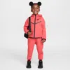 Nike Babies' Sportswear Toddler Tech Fleece 2-piece Full-zip Set In Red