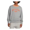 Nike Sportswear Trend Logo-flocked Cotton-jersey Sweatshirt In Gray