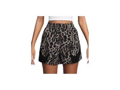 Nike Sportswear Trend Woven Heritage All Over Print Shorts In Black