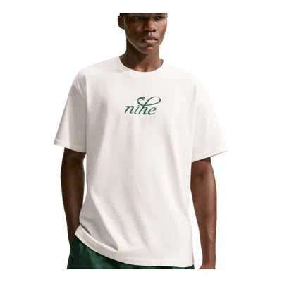 Nike Sportswear Cotton Logo T-shirt In White