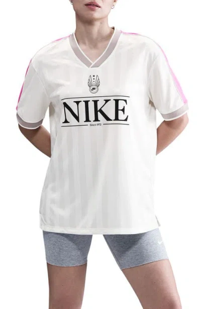 Nike Sportswear V-neck Graphic Jersey In Multi