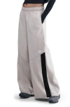 Nike Sportswear Wide Leg Cotton Pants In Neutral