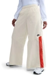 Nike Sportswear Wide Leg Cotton Pants In White