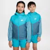 Nike Sportswear Windrunner Big Kids' Hooded Repel Jacket In Green