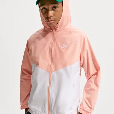 Nike Sportswear Windrunner Big Kids' Hooded Repel Jacket In Multi