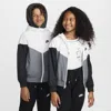 Nike Sportswear Windrunner Big Kids' Hooded Repel Jacket In White