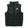 Nike Sportswear Windrunner Down Fill Sports Splicing Stand Collar Down Vest Black