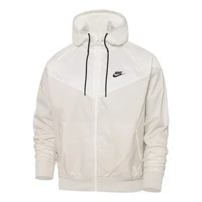 Nike Sportswear Windrunner Hooded Jacket 'light Orewood Brown Sail' In Neutral