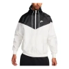 Nike Sportswear Windrunner Hooded Jacket In Sail/black/sail