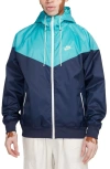 Nike Heritage Jacket In Midnight Navy/ Dusty Cactus