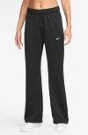 Nike Women's  Sportswear Windrunner Mid-rise Slim Knit Pants In Black/white