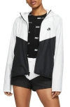 Nike Sportswear Windrunner Water Repellent Jacket In White/black/black