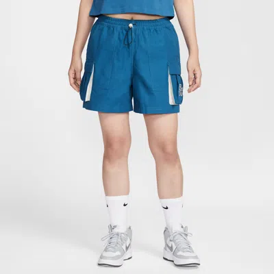 Nike Sportswear Women's 5" Cargo Shorts In Blue