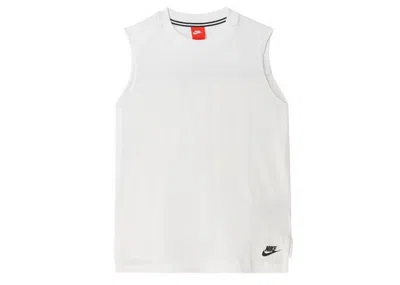 Pre-owned Nike Sportswear Women's Bonded Tank In White