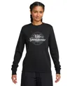 Nike Sportswear Women's Club Fleece Graphic Crewneck Sweatshirt In Black