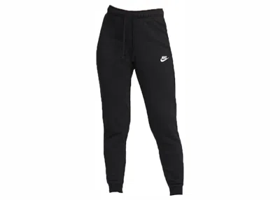 Pre-owned Nike Sportswear Women's Club Fleece Jogger Pants In Black/white