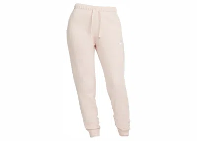 Pre-owned Nike Sportswear Women's Club Fleece Jogger Pants In Pink Oxford/white
