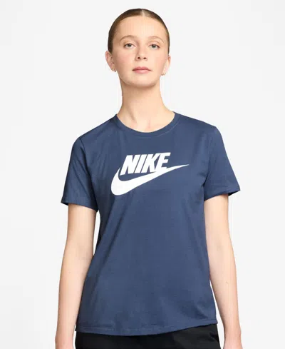 Nike Sportswear Women's Essentials Logo T-shirt In Blue