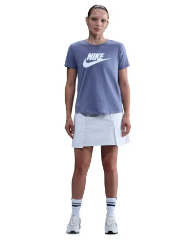 Nike Sportswear Women's Essentials Logo T-shirt In Blue