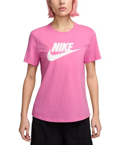 Nike Sportswear Women's Essentials Logo T-shirt In Pink