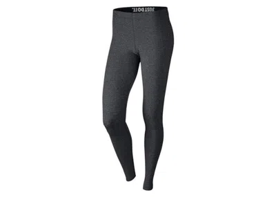 Pre-owned Nike Sportswear Women's Logo Leggings In Grey