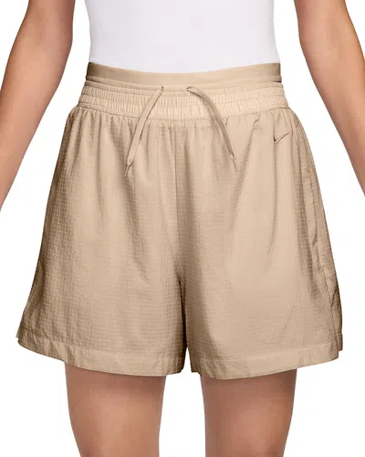 Nike Sportswear Women's Loose High Waisted Lightweight Ripstop Shorts In Brown