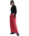 Nike Women's  Sportswear Mid-rise Oversized Open-hem French Terry Pants In Lturdh,htr