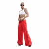Nike Sportswear Women's Mid-rise Wide-leg Track Pants In Red