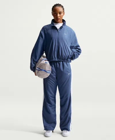Nike Sportswear Women's Oversized Uv Track Jacket In Blue