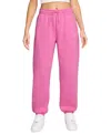 Nike Sportswear Phoenix Fleece High-waisted Oversized Sweatpants In Pink