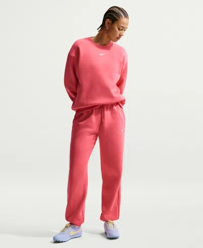 Nike Sportswear Women's Phoenix Fleece High-rise Oversized Sweatpants In Pink
