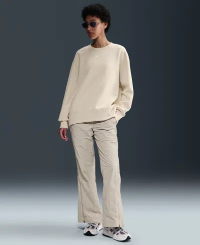 Nike Sportswear Women's Phoenix Fleece Oversized Crewneck Sweatshirt In Neutral
