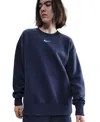 Nike Sportswear Women's Phoenix Fleece Oversized Crewneck Sweatshirt In Blue