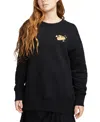 Nike Sportswear Women's Phoenix Fleece Oversized Sweatshirt In Black