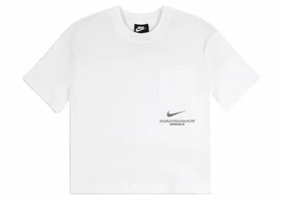 Pre-owned Nike Sportswear Women's Swoosh T-shirt In White