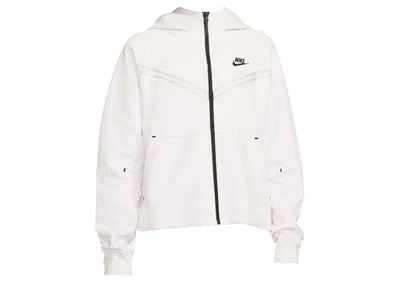 Pre-owned Nike Sportswear Women's Tech Fleece Fullzip Hoodie In Pearl Pink/black