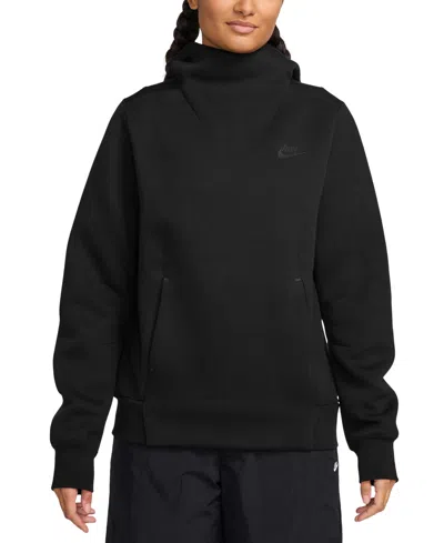 Nike Sportswear Women's Tech Fleece Pullover Hoodie In Black