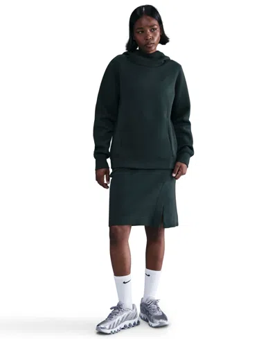 Nike Sportswear Women's Tech Fleece Pullover Hoodie In Green