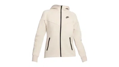 Pre-owned Nike Sportswear Women's Tech Fleece Windrunner Fullzip Hoodie In Light Orewood Brown
