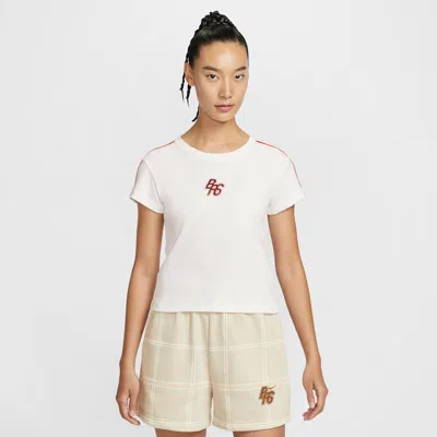 Nike Sportswear Women's Tight Ribbed T-shirt In Multi