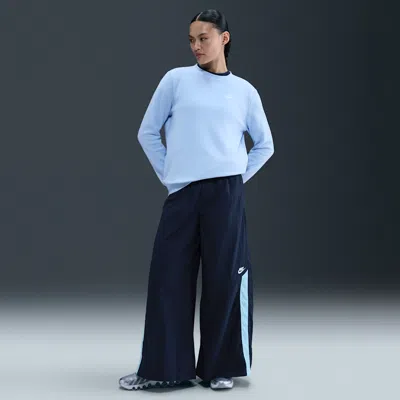 Nike Sportswear Women's Wide-leg Woven Trousers In Blue