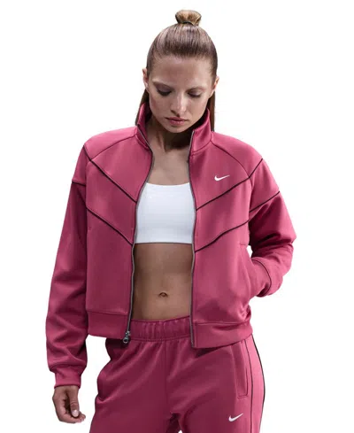 Nike Sportswear Women's Windrunner Knit Zip Jacket In Pink