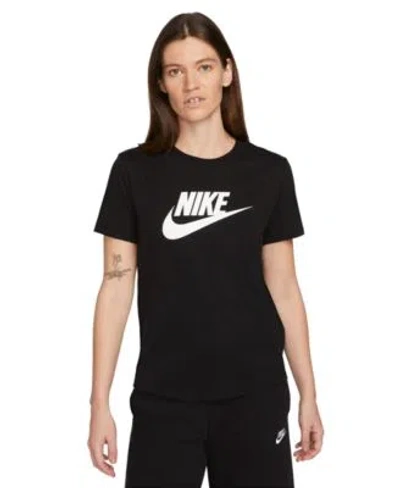 Nike Sportswear Womens Essentials Logo T Shirt Xs 3x In Black