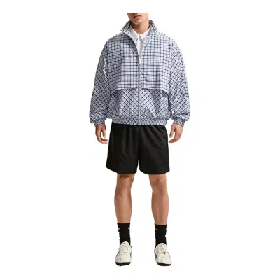 Nike Sportswear Woven Track Jacket 'aluminum' In Silver