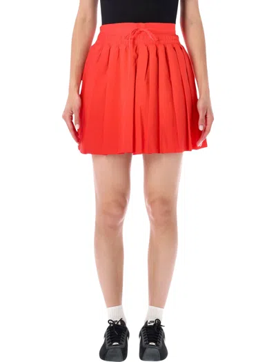 Nike Sporty Elegance Mini Skirt - Size S In Crimson Red