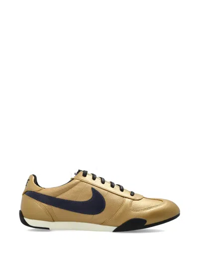 Nike Sprint Sister Leather Sneakers In Gold