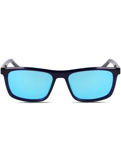 Nike Embar 56mm Polarized Square Sunglasses In Blue